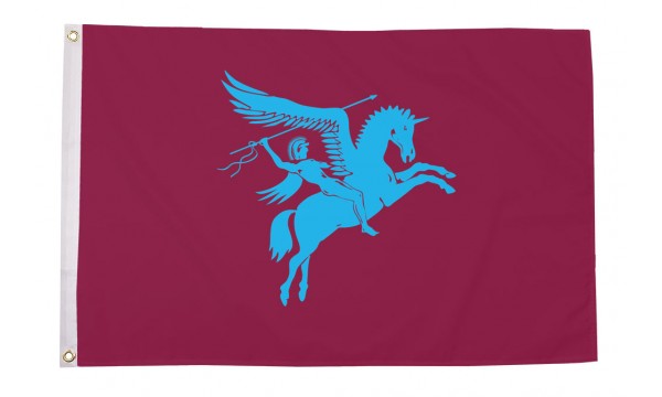 Pegasus crest only flag