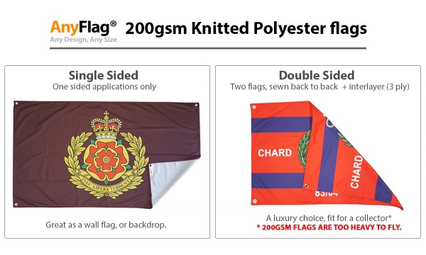 Custom Made 200gsm Flag - DOUBLE SIDED - 3x4ft