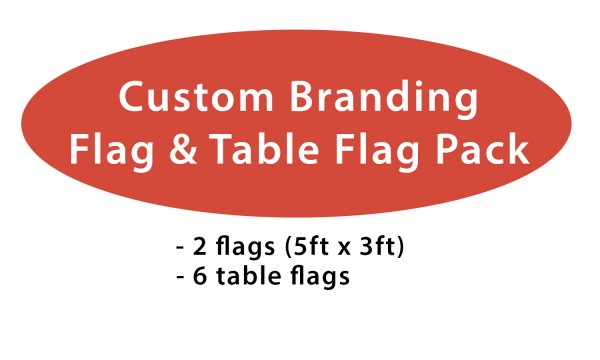 Custom Branding Flag & Table Flag Pack