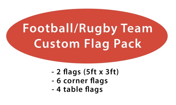 Football/Rugby Team Custom Flag Pack