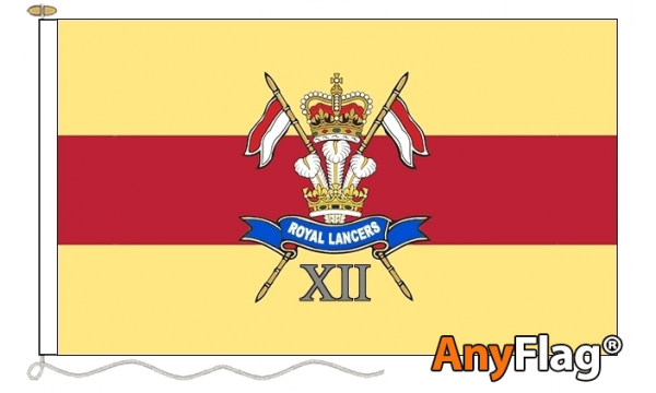 12th Royal Lancers (Style B) Custom Printed AnyFlag®