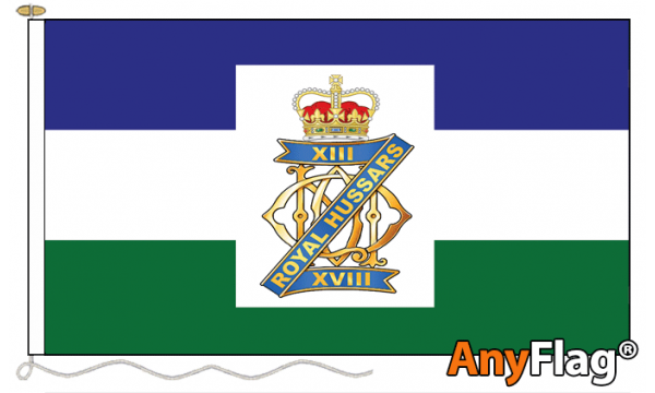 13th/18th Royal Hussars Style B Custom Printed AnyFlag®