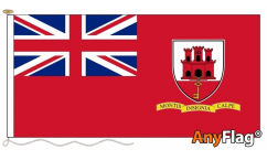 Gibraltar Red Civil Ensign Flags