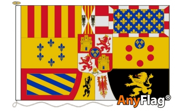 Royal Standard of Spain, House of Bourbon (1761-1931) Custom Printed AnyFlag®