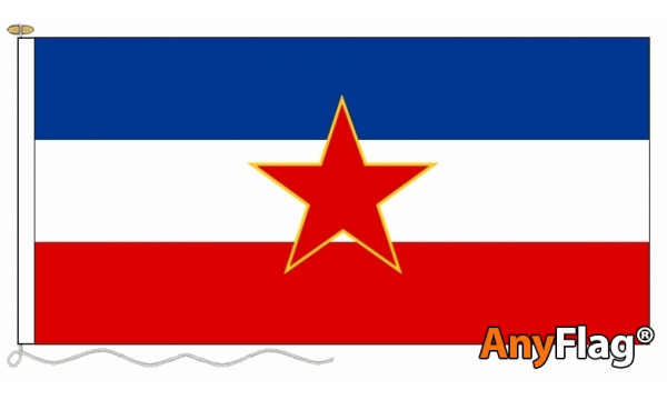 Yugoslavia With Star Custom Printed AnyFlag®