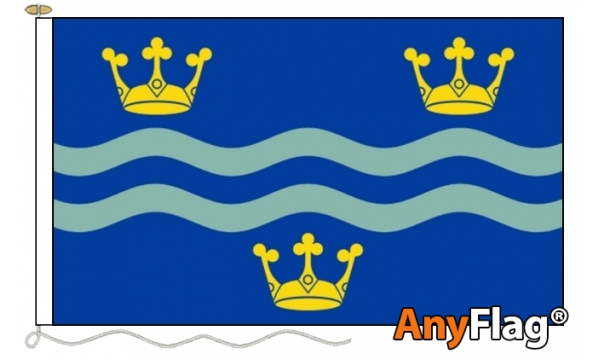 Cambridgeshire Blue Custom Printed AnyFlag®