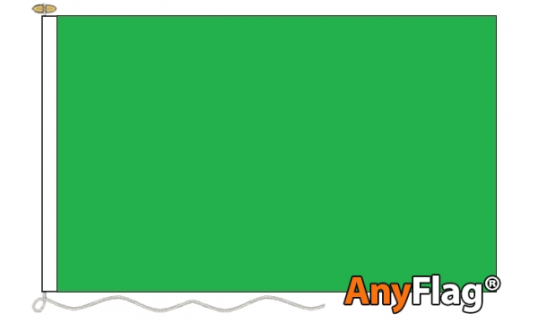 Plain Green Custom Printed AnyFlag®
