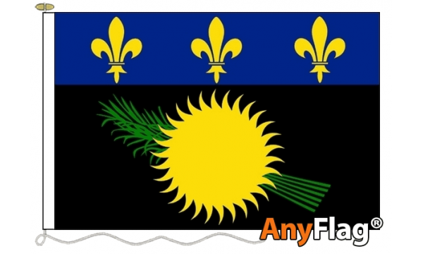 Guadeloupe Black Custom Printed AnyFlag®
