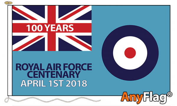 RAF 100 Years Centenary (Style A) Custom Printed AnyFlag®