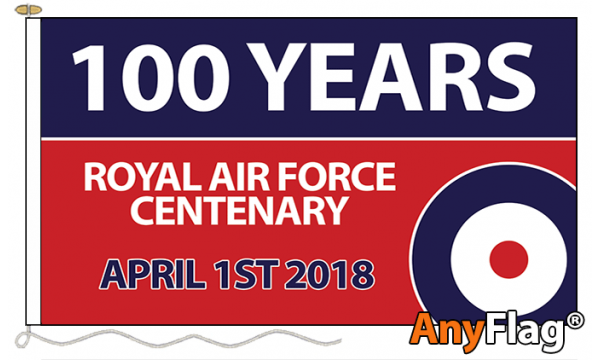 RAF 100 Years Centenary (Style B) Custom Printed AnyFlag®