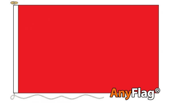 Plain Red Custom Printed AnyFlag®