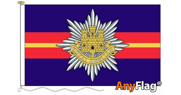 The Royal Anglian Regiment 2nd battalion Regimental colours flag 