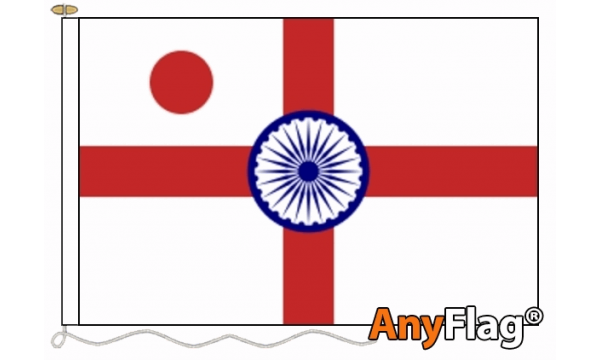 Vice Admiral of the Indian Naval Rank Ensign Custom Printed AnyFlag®