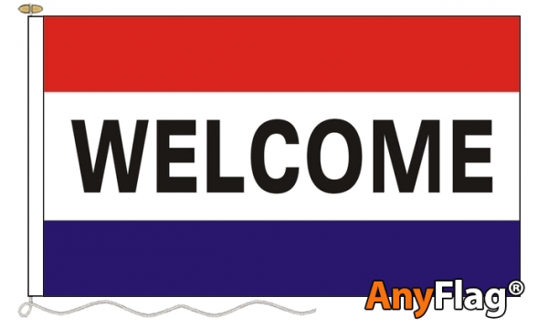 Welcome Custom Printed AnyFlag®