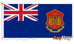 Gibraltar Blue State Ensign Flags