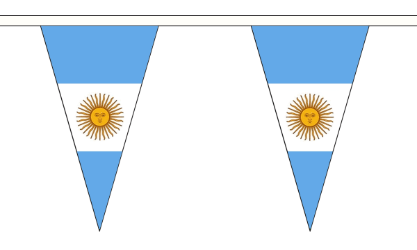 Argentina Triangle Bunting