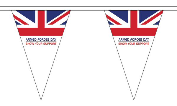 Armed Forces Day Triangle Bunting