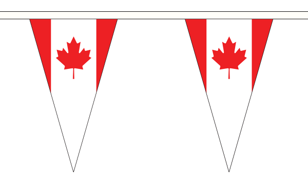 Canada Triangle Bunting