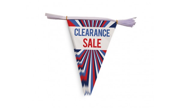 Clearance Sale Triangle Bunting