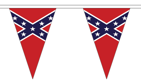Confederate Triangle Bunting