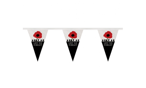 Lest We Forget (Army) Bunting