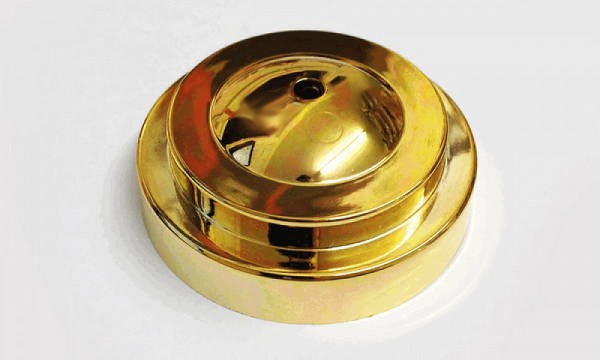 Gold 1 Hole FLAT Table Flag Base