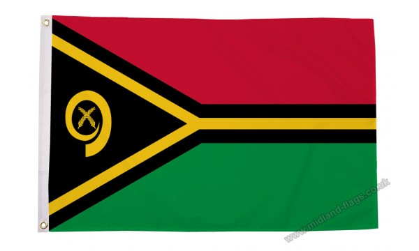 Vanuatu 3ftx 2ft Flag - CLEARANCE