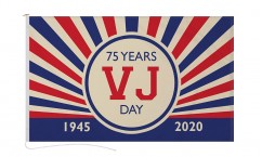VJ Day 75 Years Anniversary Flags and Bunting