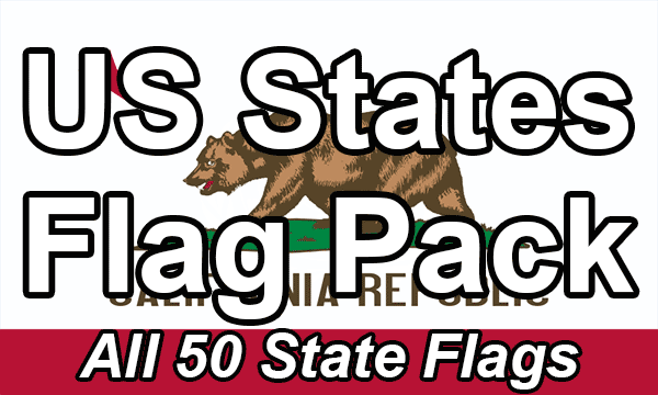 US States - Flag Pack