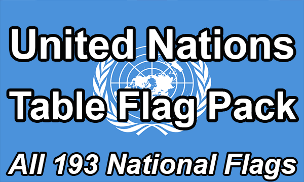 United Nations - Table Flag Pack