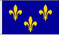 Ile-de-France Table Flags