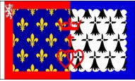 Pays de la Loire Table Flags