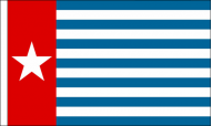 West Papua Hand Waving Flags