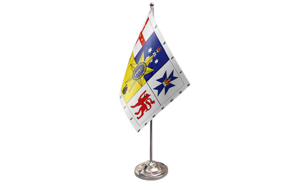 Australia Royal Standard Satin Table Flag