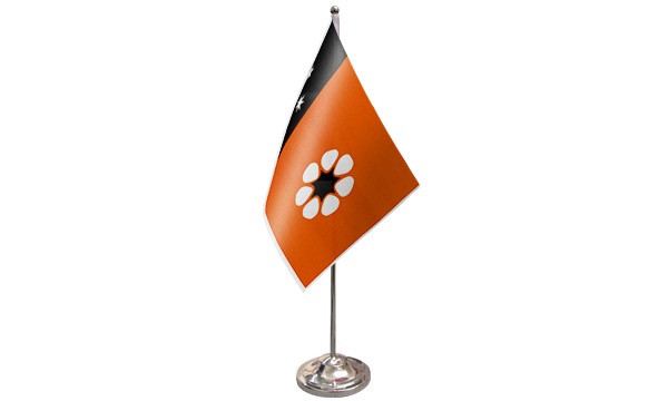 Northern Territory Satin Table Flag