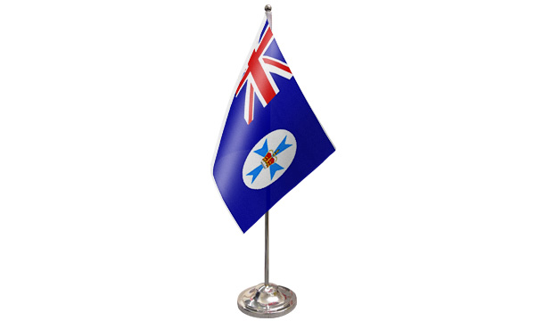 Queensland Satin Table Flag