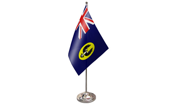 South Australia Satin Table Flag
