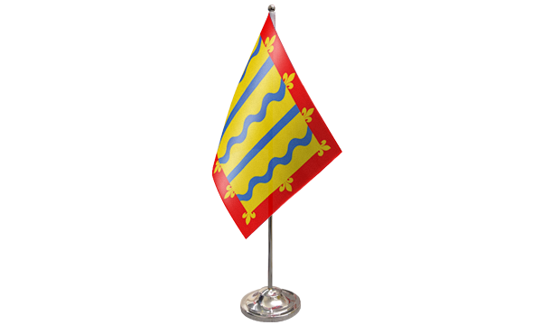 Cambridgeshire (Red) Satin Table Flag