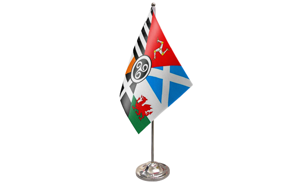 Celtic Nations Satin Table Flag