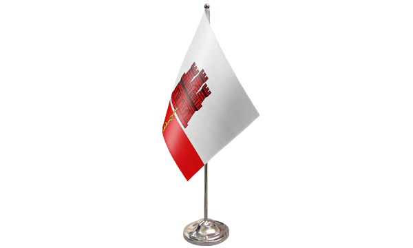 Gibraltar Satin Table Flag