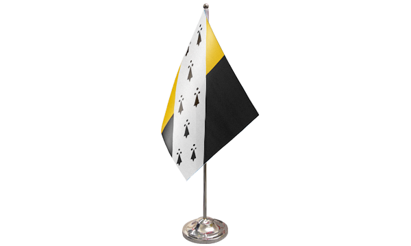 Norfolk No Crest Satin Table Flag