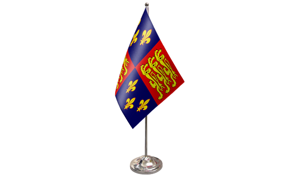 Royal Banner 16th Century Satin Table Flag