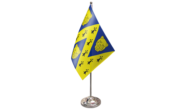 Shropshire New Satin Table Flag