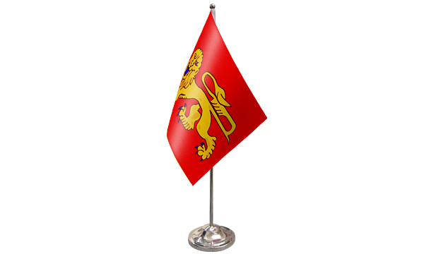 Aquitaine Satin Table Flag