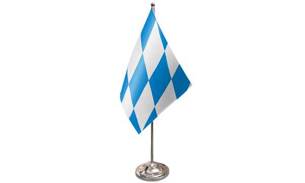 Bavaria no Crest Satin Table Flag