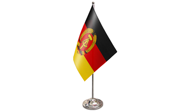 East Germany Satin Table Flag