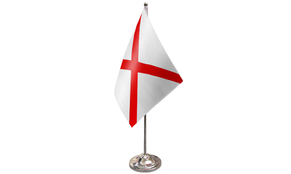 St Patricks Cross Satin Table Flag