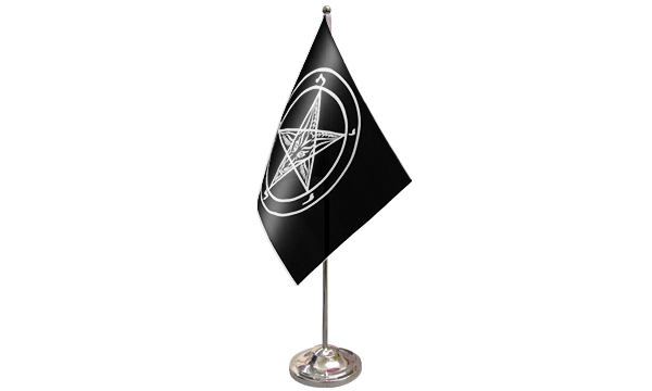 Baphomet Church of Satan Satin Table Flag