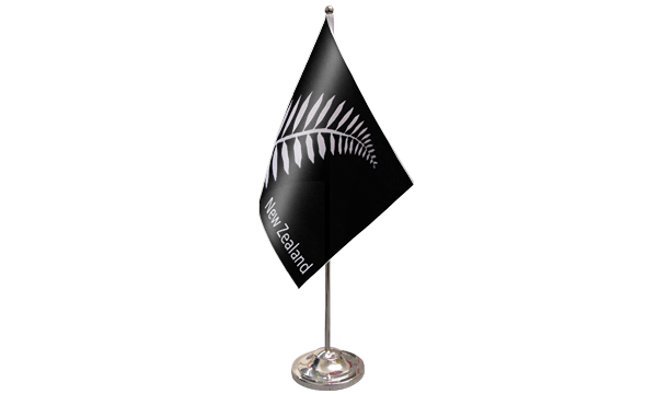 New Zealand Fern Satin Table Flag