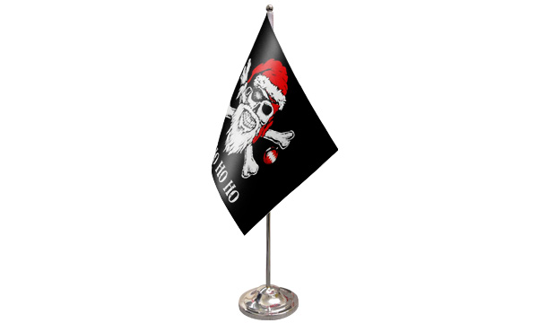 Yo Ho Ho Pirate Satin Table Flag